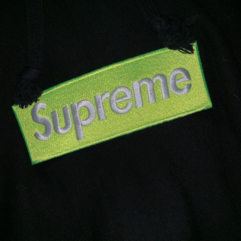 Supreme box logo hoodie fw17
